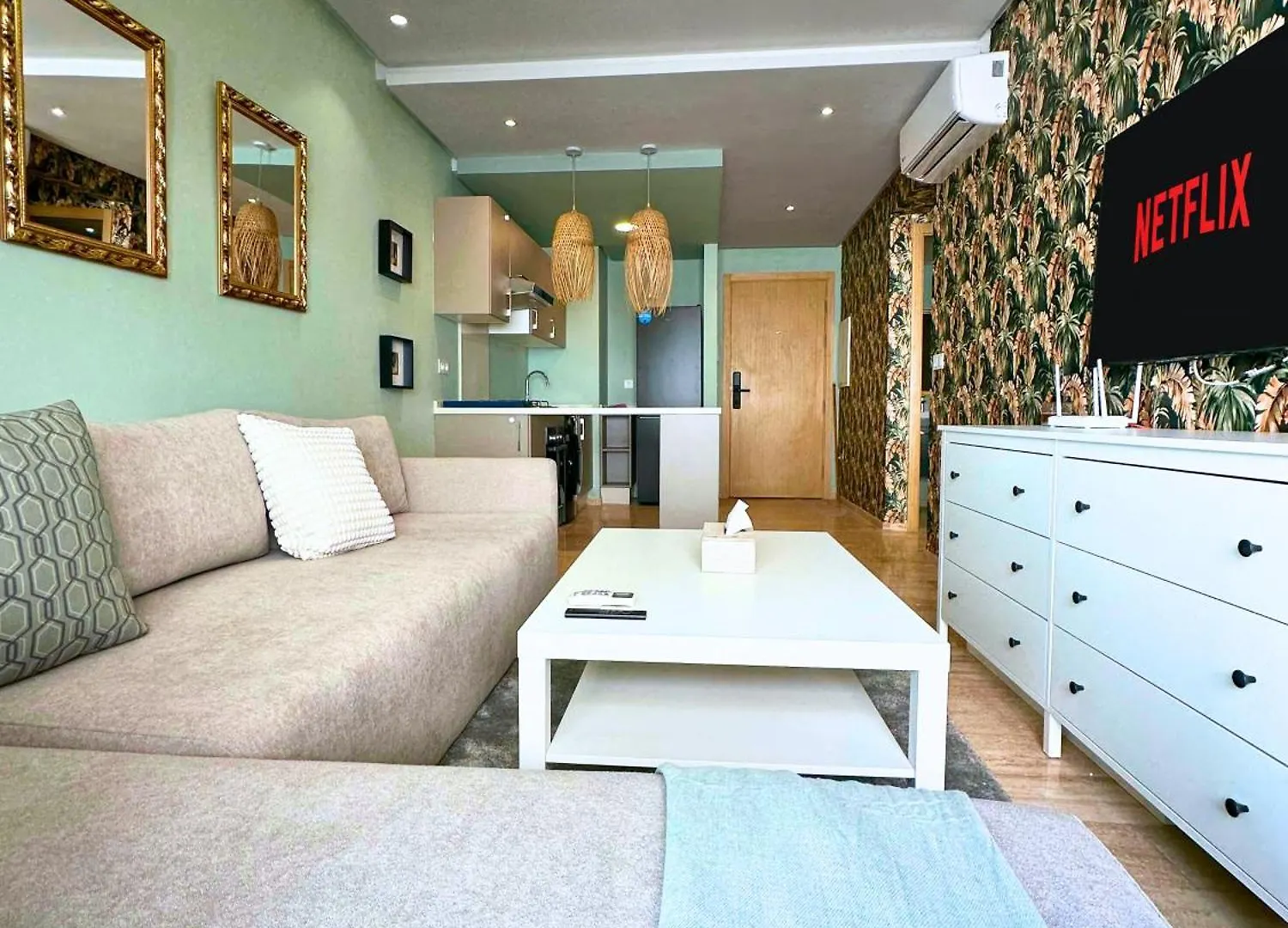 Nesty: Luxury 1Br Suite + Free Parking In Center Casablanca 0*,